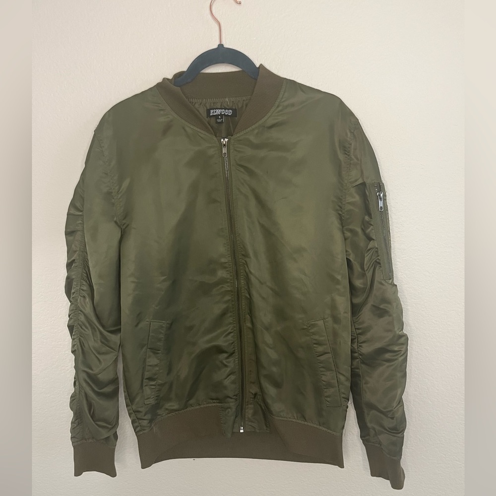 Elwood olive green bomber  jacket